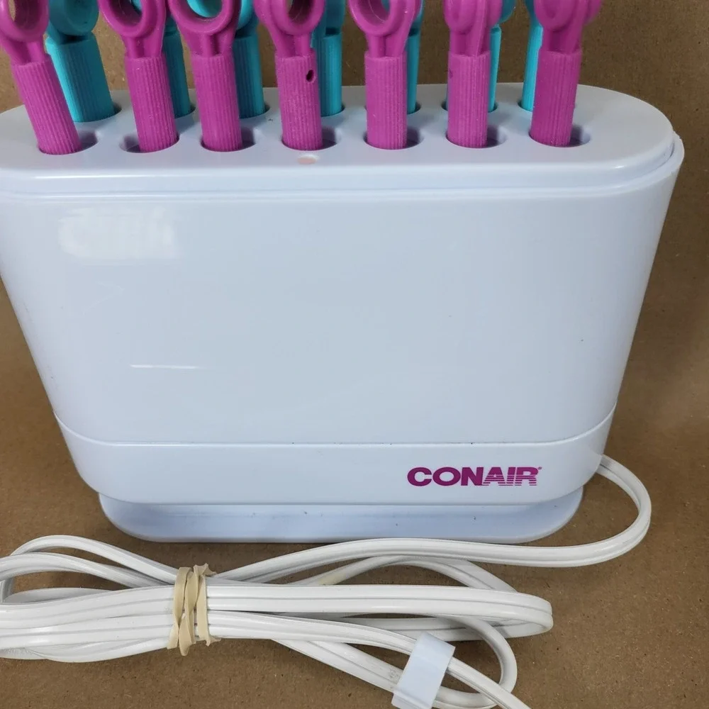 Conair Hot Sticks 14 Flexible Curler Rollers Purple Teal Hair Curlers HS18WR